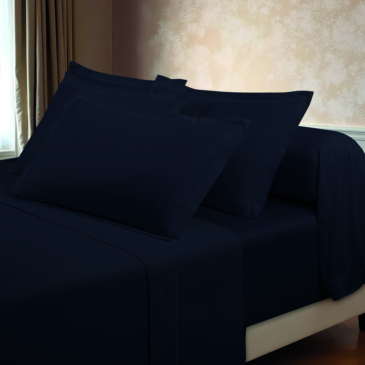 Ensemble de draps satin de coton Uni 1 baratta – Image 7