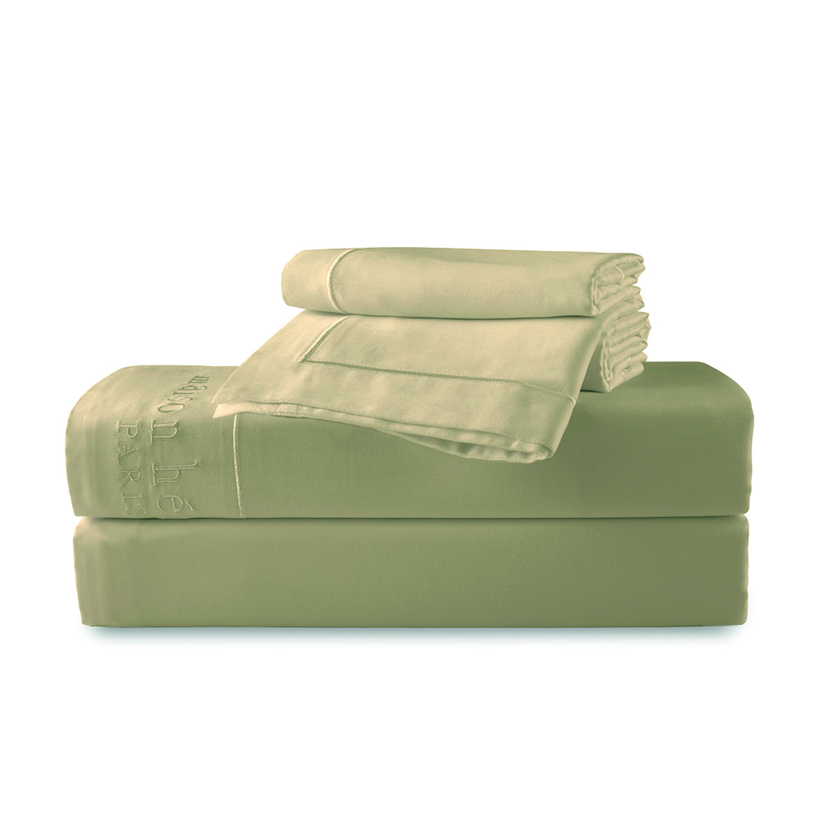 Ensemble de draps satin de coton Uni 1 baratta – Image 14