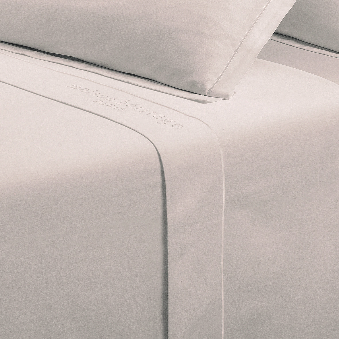 Drap plat satin de coton Uni 1 baratta – Image 21