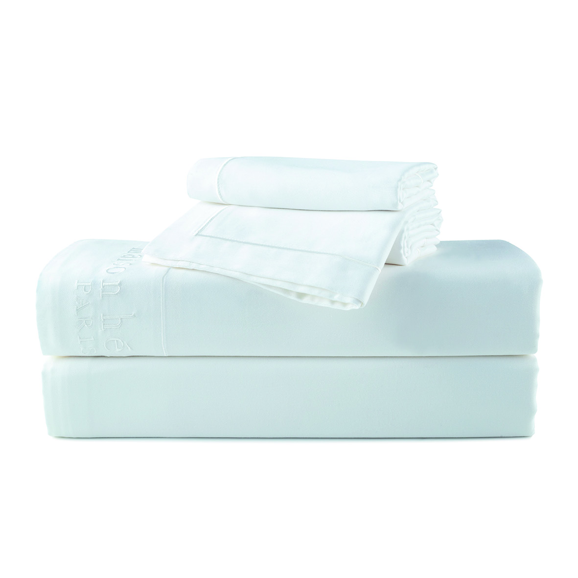 Ensemble de draps satin de coton Uni 1 baratta