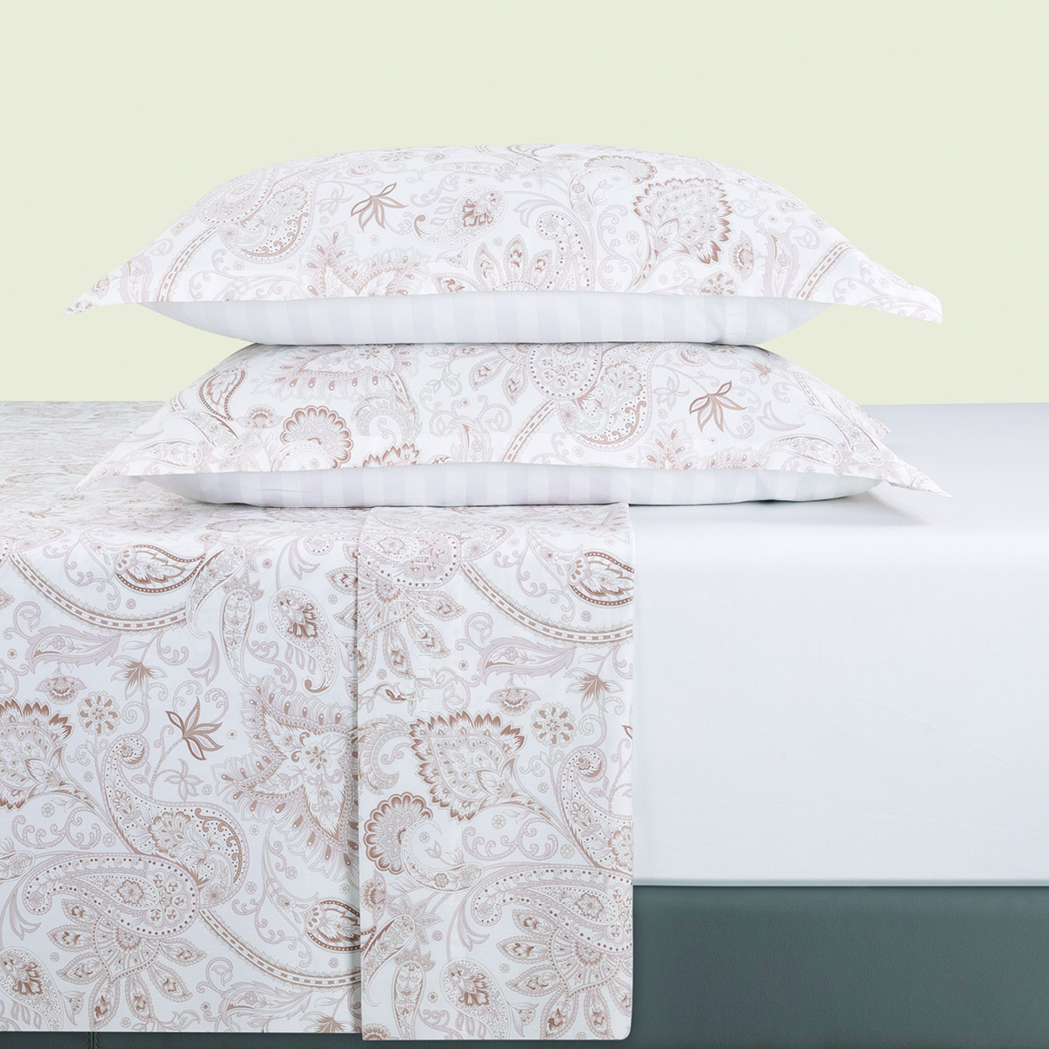 Ensemble de draps satin de coton Indienne – Image 3