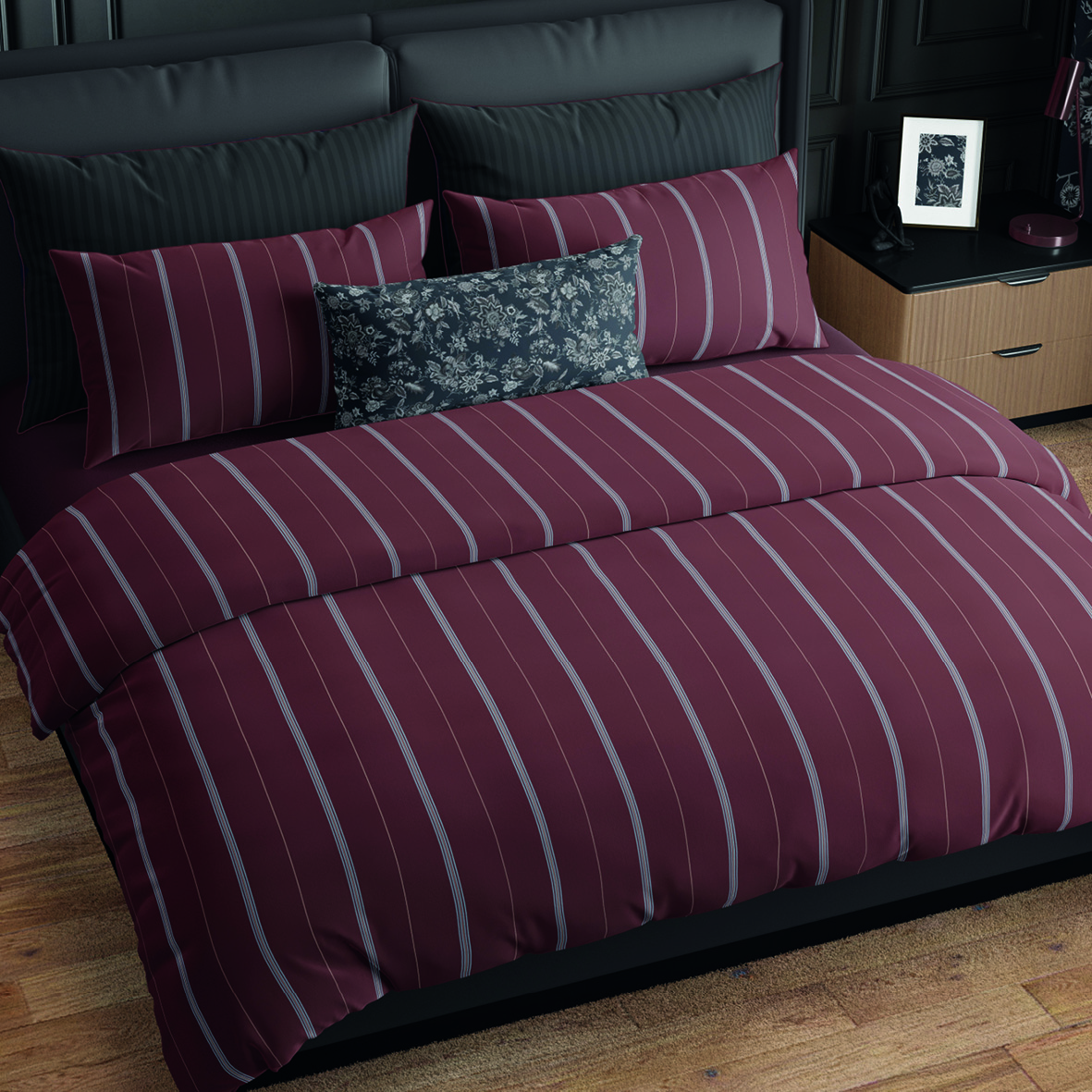 Taie de traversin satin de coton Lioré – Image 5