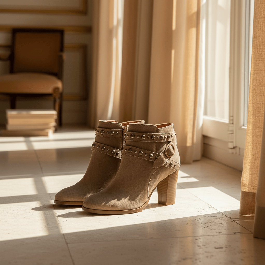 Kaia - Taupe Suede – Image 5