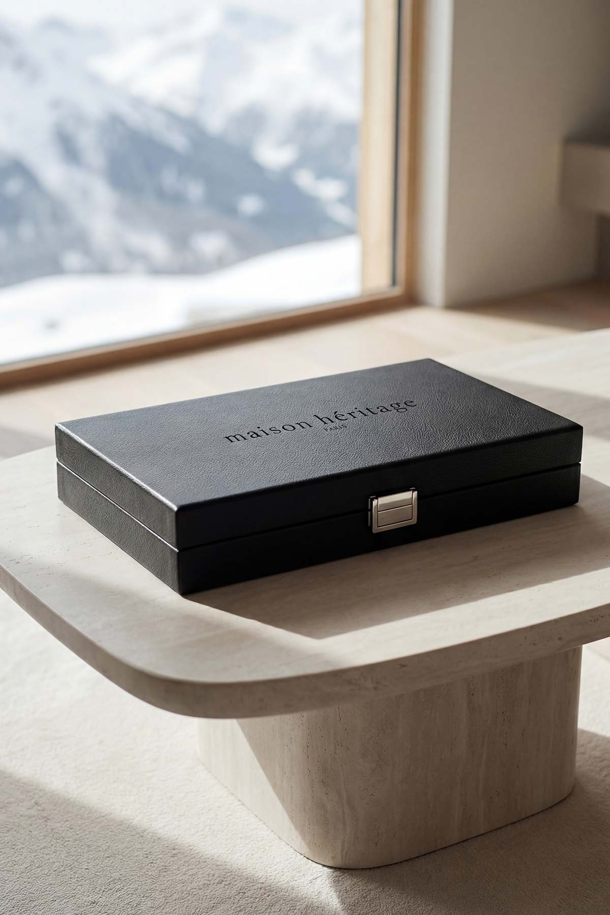 Backgammon Médium – Hector Saxe x Maison Héritage